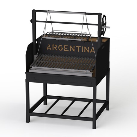 Mangal Argentina widh angled grill rack and rest grate (upper grate)